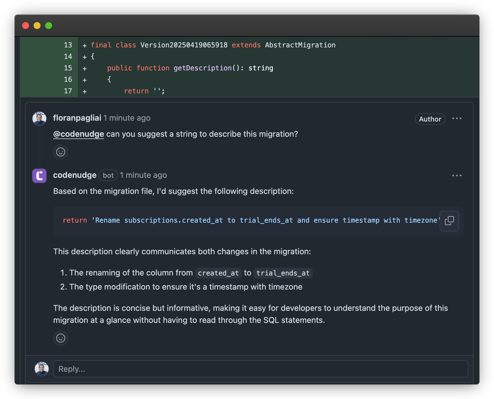 Chat with Code